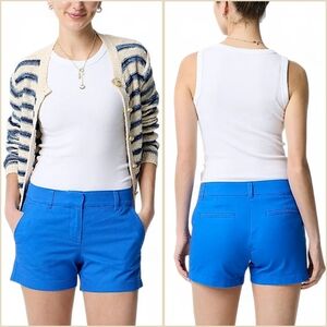 J.Crew Classic Chino Shorts 3.5" Womens Size 0 / XS Blue